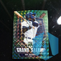2022 Panini Akil Baddoo Grand Salami Green Mosaic GS-3